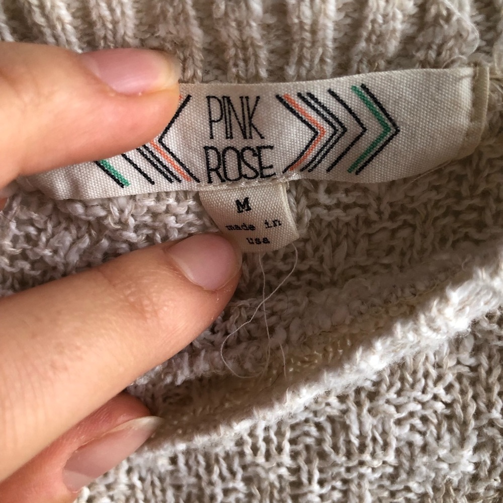 Pink Rose Sweater - Picture 2 of 2